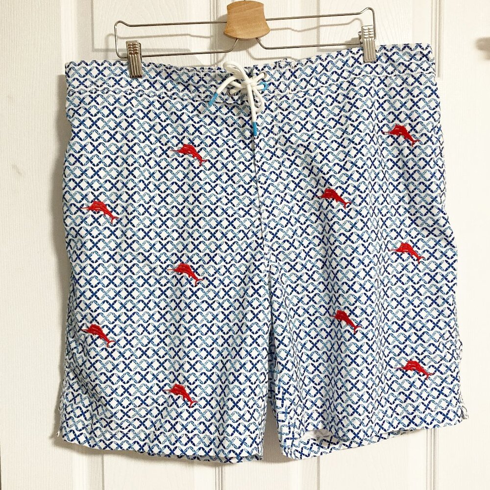 Tommy Bahama Baja Marlin Modena 9-Inch Board Shorts Size XXL